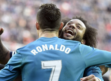 Ronaldo and Marcelo (file pic).