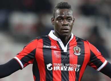 Mario Balotelli (file pic).