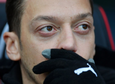 Ozil has fallen out of favour under the new boss.