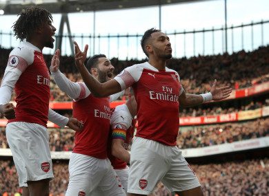 Pierre-Emerick Aubameyang starred in Arsenal's come-from-behind win