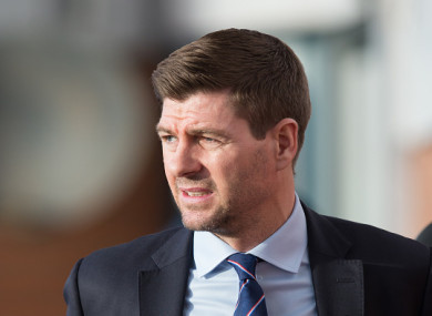 Gerrard's Rangers missed the chance to draw level with Celtic.