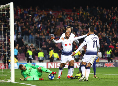 Lucas Moura was the hero for Spurs.