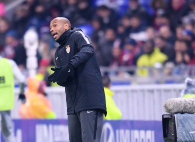 Monaco finished with 10 men and only managed one shot on goal during the game.