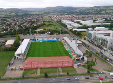 Photos of the proposed fourth stand were presented last night.