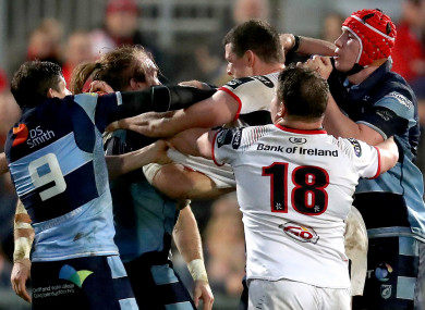 Tempers flared in a spiky second half.