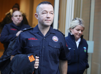 Dublin Fire Brigade firefighter and advanced paramedic Ray Martin who was among the first emergency workers on the scene.