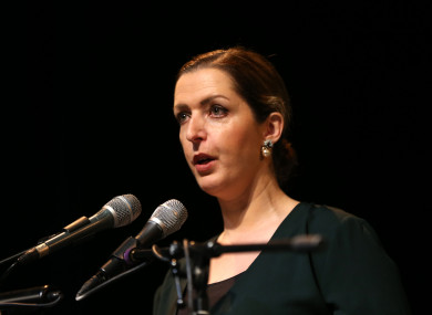 Vicky Phelan,who was affected by the CervicalCheck controversy and is on the 221+ steering committee, speaking at FemFest in Dublin earlier this month.