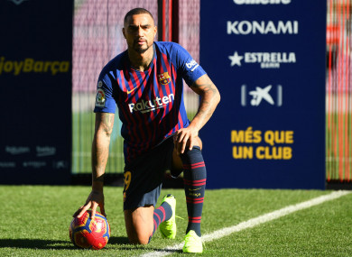 New Barcelona signing Kevin-Prince Boateng.