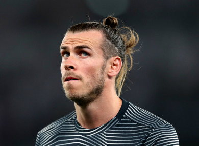 Real Madrid and Wales forward Gareth Bale.