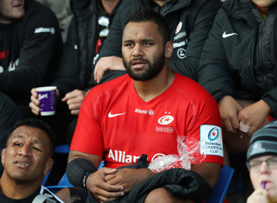 Vunipola has been out for the last three months.