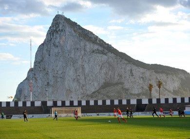 Borussia Moenchengladbach and Standard Liege play a friendly at the Gibraltar venue.