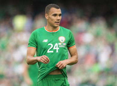 Burke scored his first international goal against the USA in June.