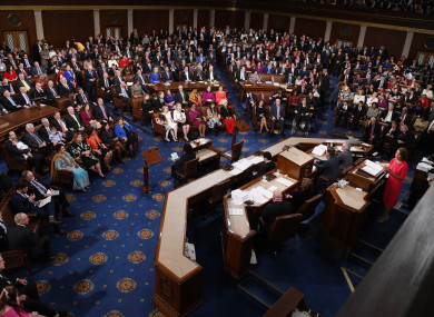 Speaker of the House Nancy Pelosi speaks during the 116th Congress yesterday