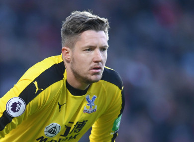 Crystal Palace goalkeeper Wayne Hennessey.