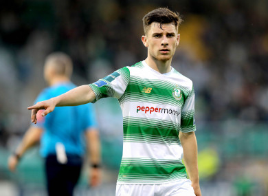 The 19-year-old featured in 14 Premier Division games for Rovers last season.