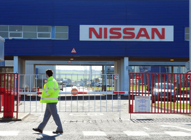 File photo of the Nissan factory in Sunderland.
