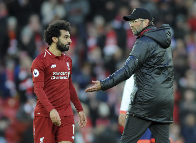 Klopp was very pleased with the Liverpool star.