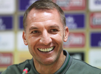 Rodgers was in charge at Parkhead for two-and-a-half seasons.