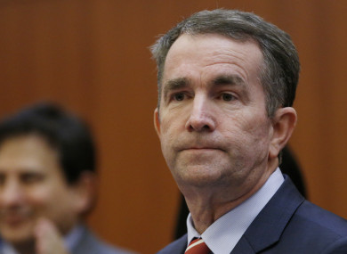 The photo is from Ralph Northam's yearbook from 1984.