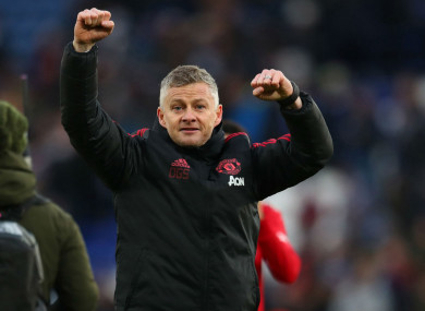 Manchester United interim manager Ole Gunnar Solskjaer.