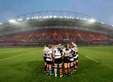 The Barbarian women's first clash was against Munster in Thomond Park in 2017.