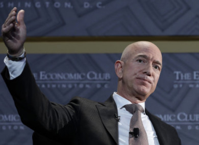 Jeff Bezos, CEO and founder of Amazon.