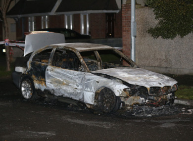 BMW discovered at Saddlers Grove, Mulhuddart.