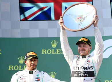Valterri Bottas won today's Australian Grand Prix.