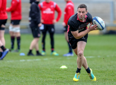 Cooney in training this week.