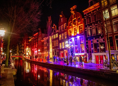 Red light district amsterdam area