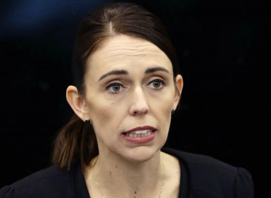 New Zealand Prime Minister Jacinda Ardern