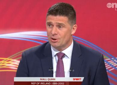 The former Ireland international says the role is