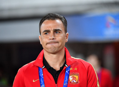 Cannavaro will remain in charge of Chinese Super League giants Guangzhou Evergrande.