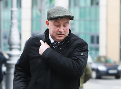 Murder accused Patrick Quirke arrives at the.Central Criminal Court Dublin.