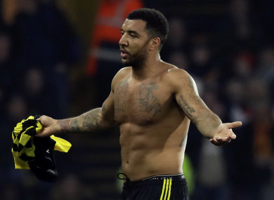 Watford captain Troy Deeney.