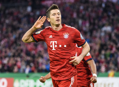 Lewandowski scored a late-winner for the German champions.