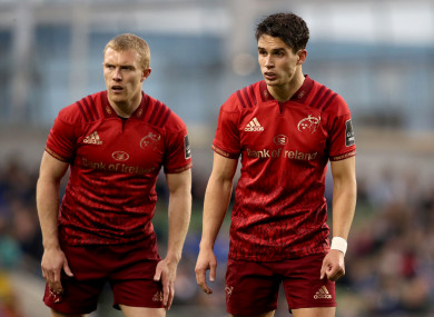 Earls and Carbery in the Aviva last October.