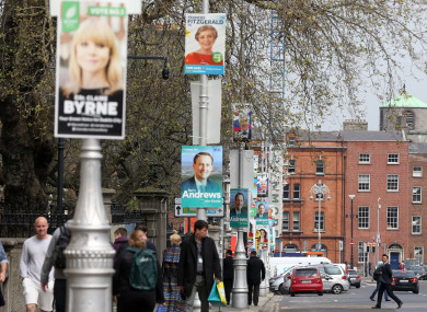 Posters on lamposts may be fine, but not electricity poles.