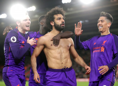 I M Happy And Proud Mo Salah Becomes Fastest Liverpool Player To Score 50 Premier League Goals