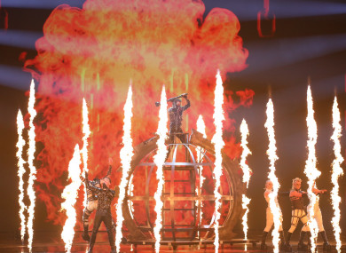 The show was hosted in the Israeli coastal city of Tel Aviv.