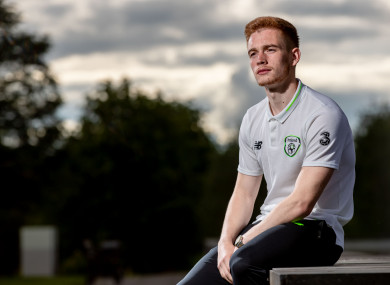 Ireland U21 international Connor Ronan pictured at Enfield yesterday.