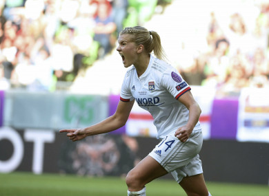 Hegerberg: steamrolled Barca with 16-minute hat-trick.