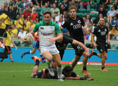 Ireland were beaten by New Zealand in the fifth place play-off.