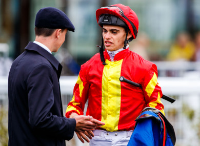 Trainer Joseph O'Brien with brother Donnacha O'Brien.