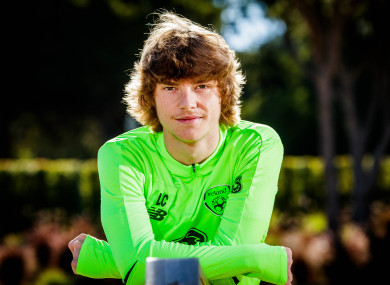 Connell pictured during Ireland's training camp in Quinto do Lago.