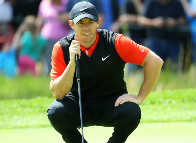 Optimistic: Former champion Rory McIlroy.