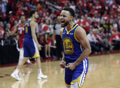 Steph Curry scored 33 points for the Warriors.