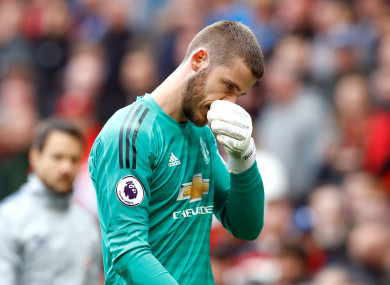 David de Gea had a disappointing end to the season with Man United.
