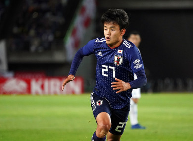 Kubo has already played senior international football for Japan.