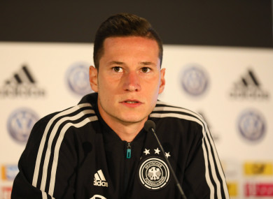 Julian Draxler (file pic).